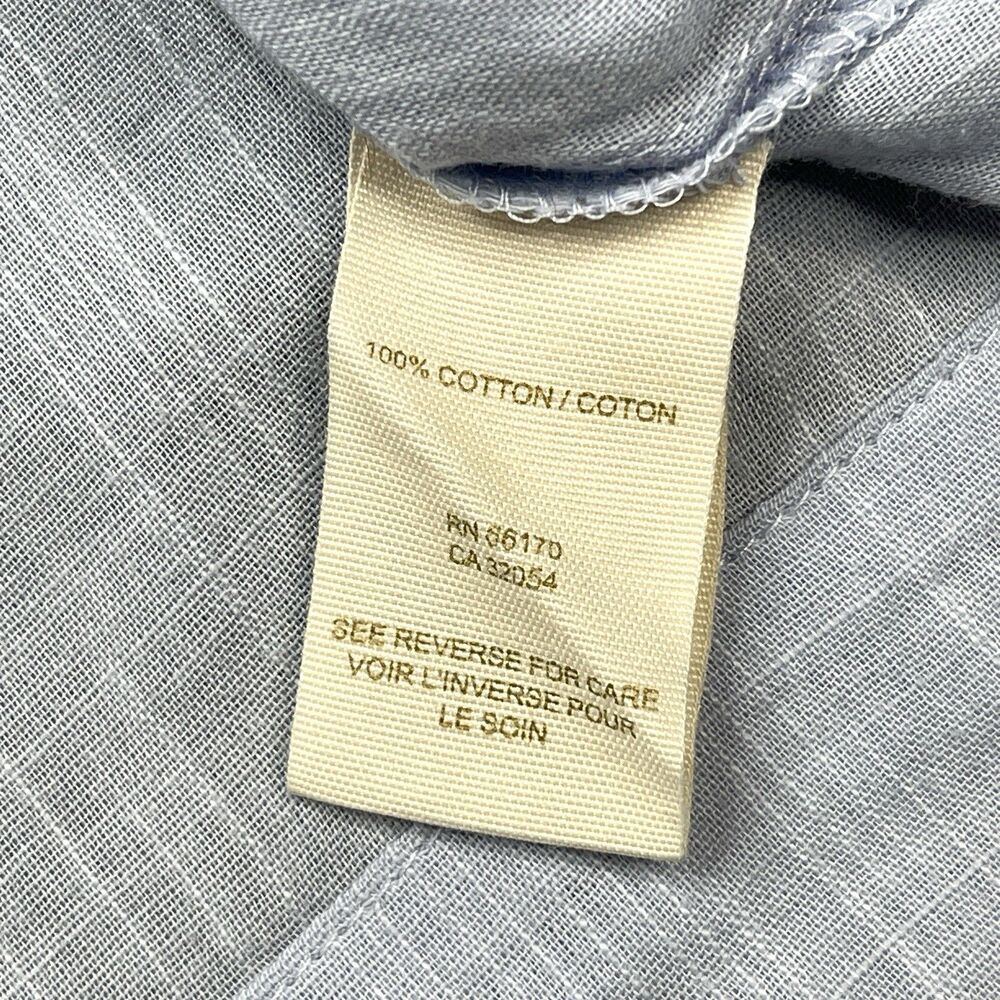 Free People Top Womens Size 6 Blue Boxy Crop Drawstring Neck Pockets Cotton - Picture 9 of 10